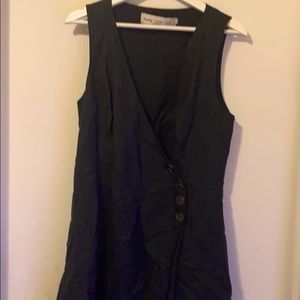 Cute Black Dress with large buttons